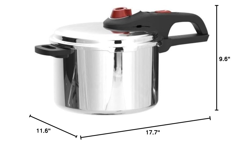 6-Quart Aluminum Pressure Cooker V31709