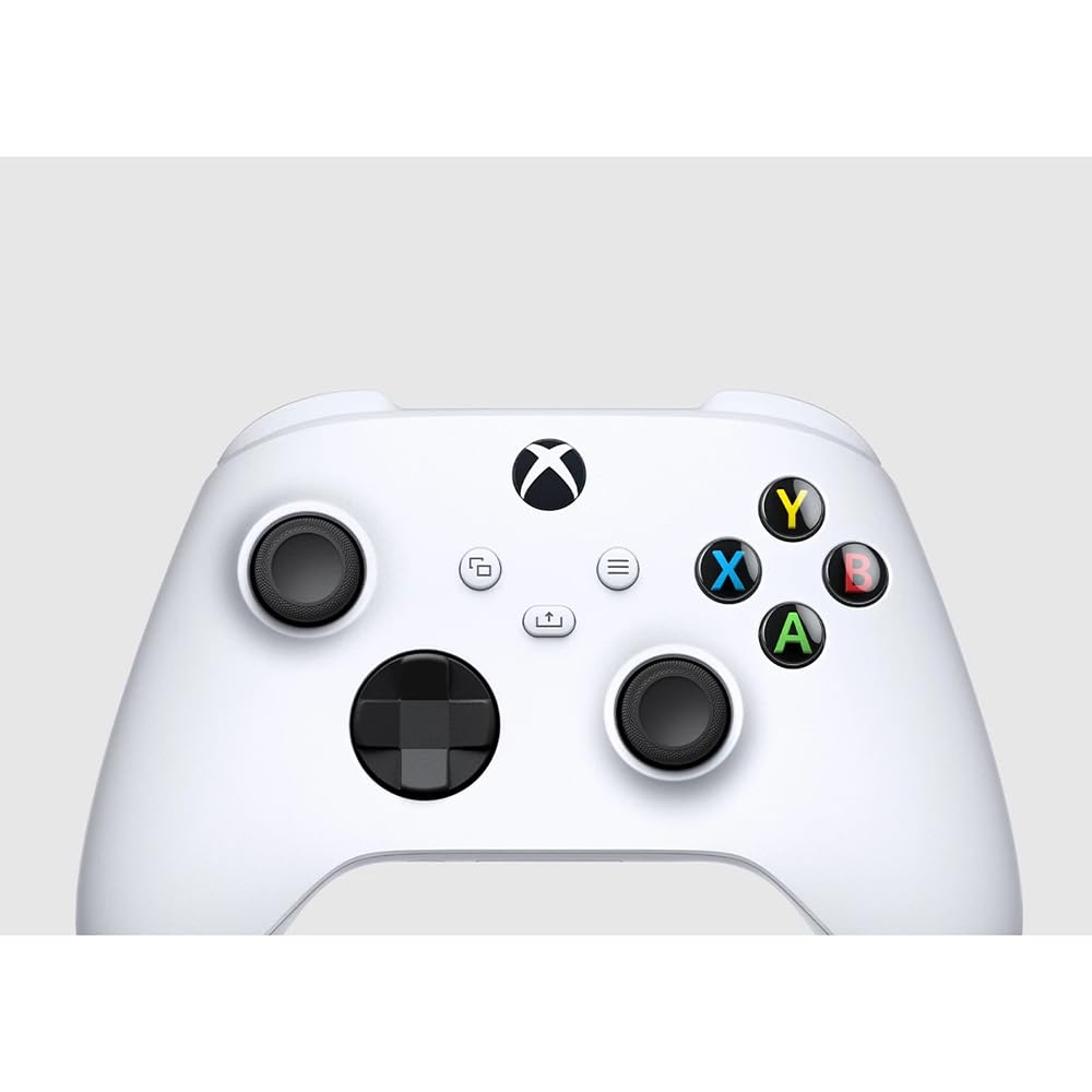 Robot White 512GB All-digital Gaming Console with Dual Wireless Controllers V505578