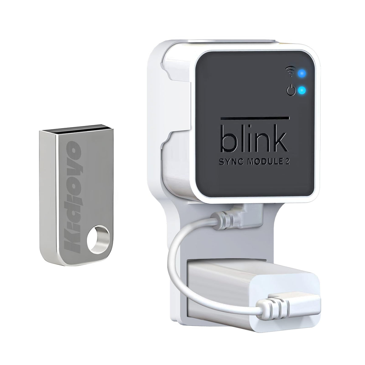 256GB USB Flash Drive & Wall Mount with Short Cable Y3364