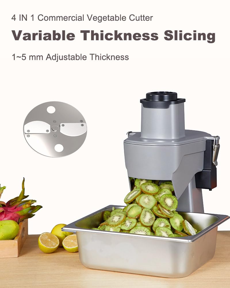 4 in 1 200W Electric Vegetable Chopper Slicer Dicer Shredder U85931