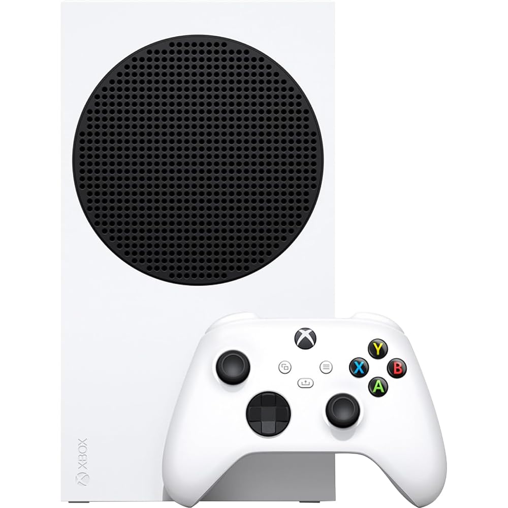 Robot White 512GB All-digital Gaming Console with Dual Wireless Controllers V505578