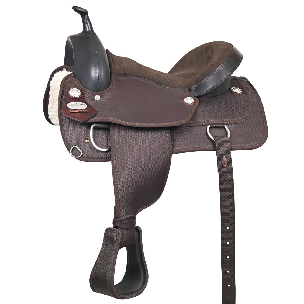 Brown Leather Western Horse Saddle K45444