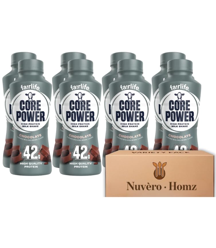 Chocolate 14 fl oz Protein Shake 8 Bottles N411887