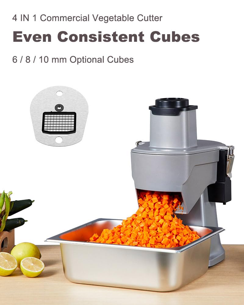 4 in 1 200W Electric Vegetable Chopper Slicer Dicer Shredder U85931