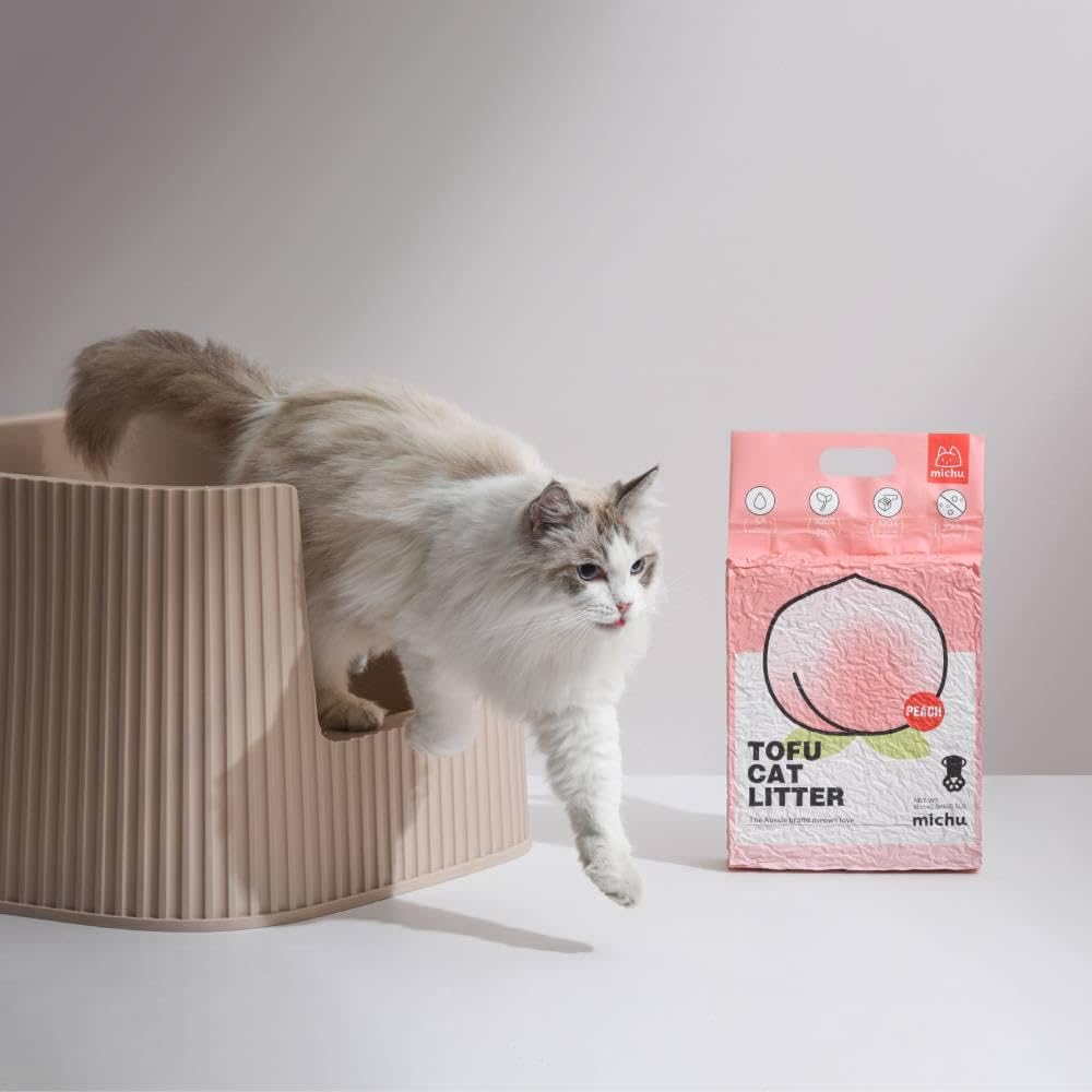 Natural Clumping Tofu Cat Litter 5.5lb 2 Pack L5365