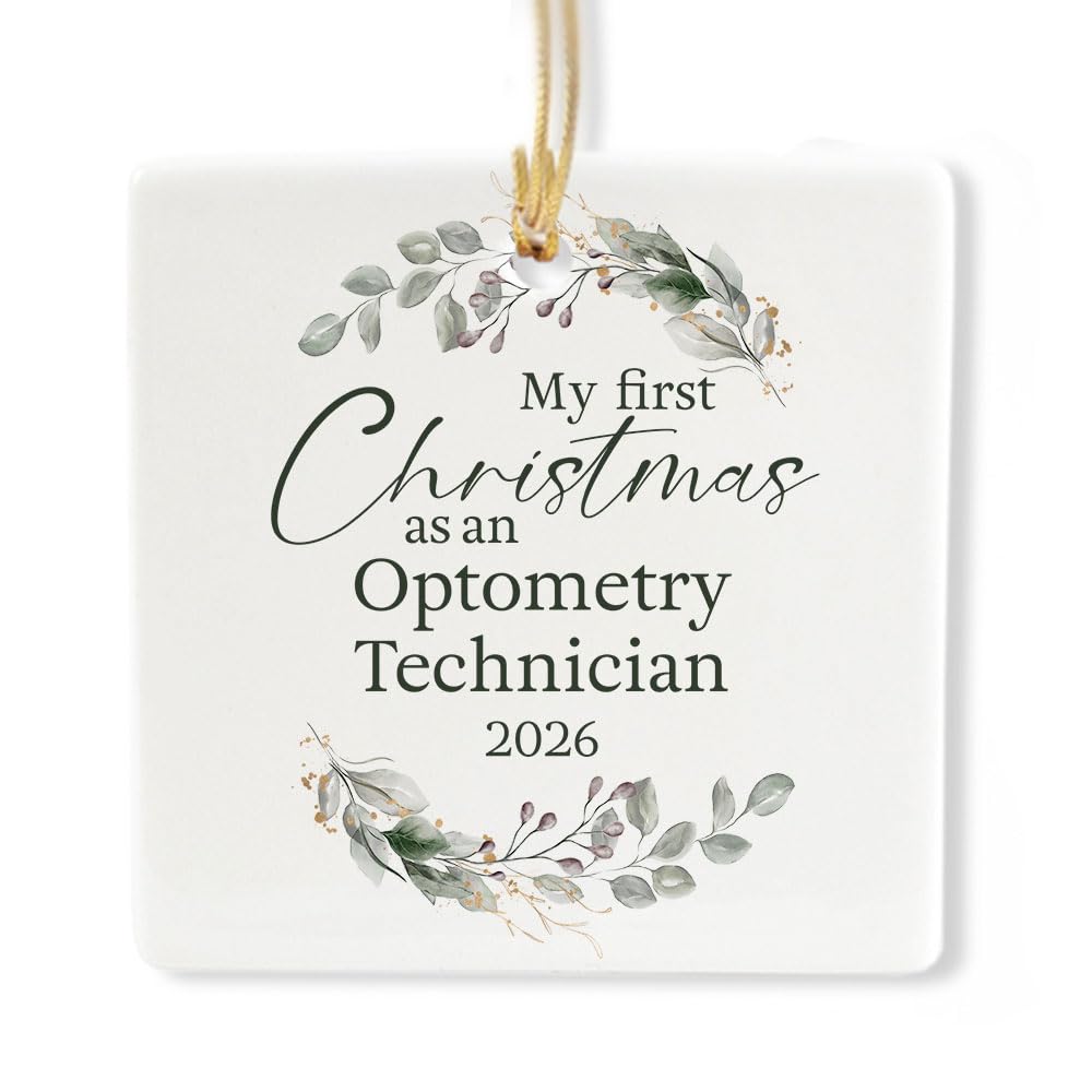 Ceramic 3-inch Square Ornament F8248