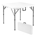 White Folding Card Table X295600