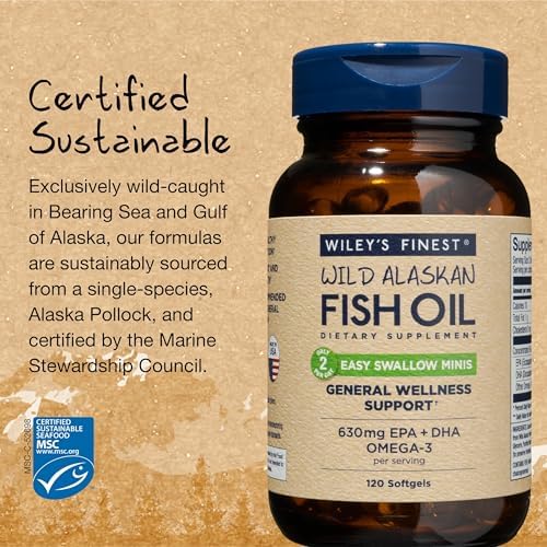 Wild Alaskan Easy Swallow Minis 120 Count S947