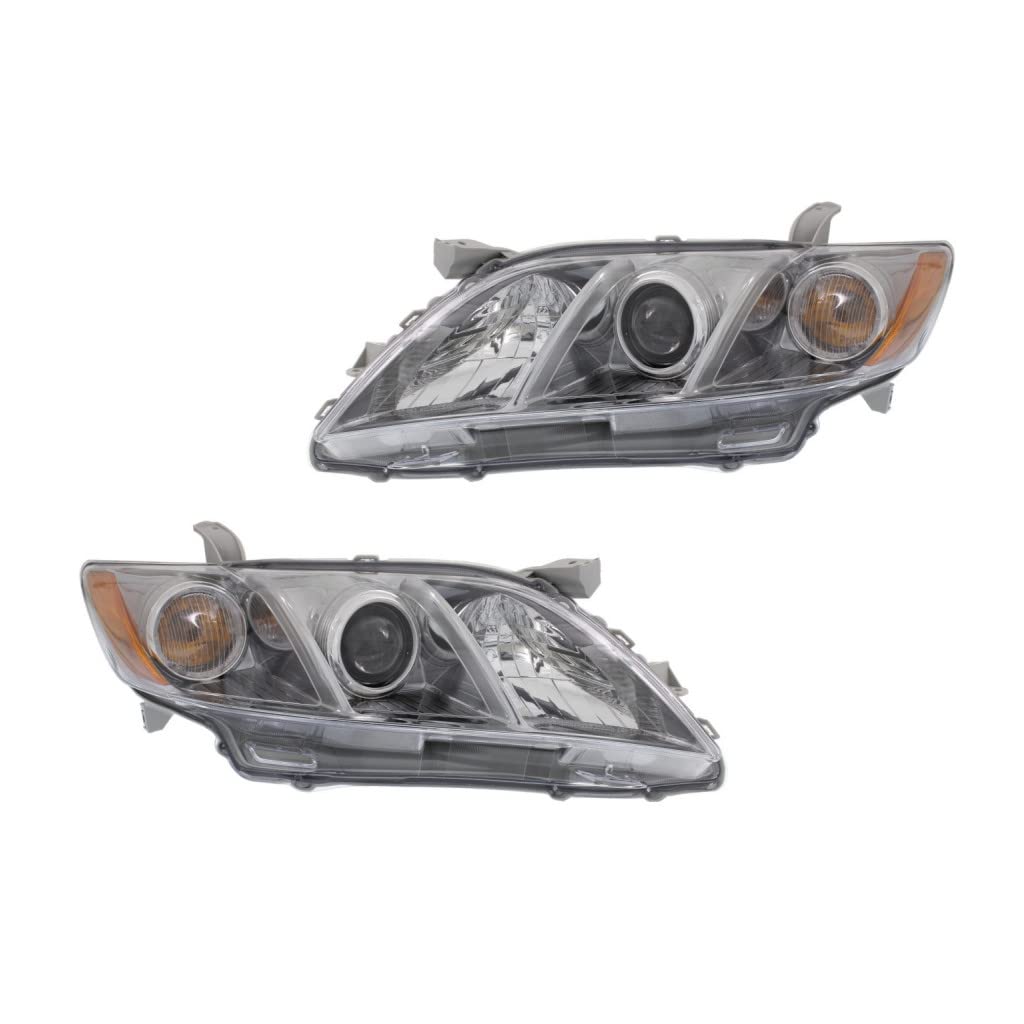 Toyota Camry 2007 2008 2009 Headlight Driver and Passenger Side Pair Z4567