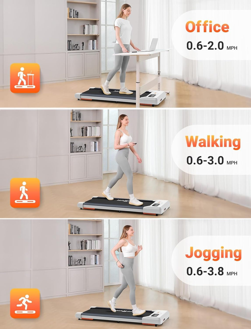 Portable Walking Pad Treadmill B9924
