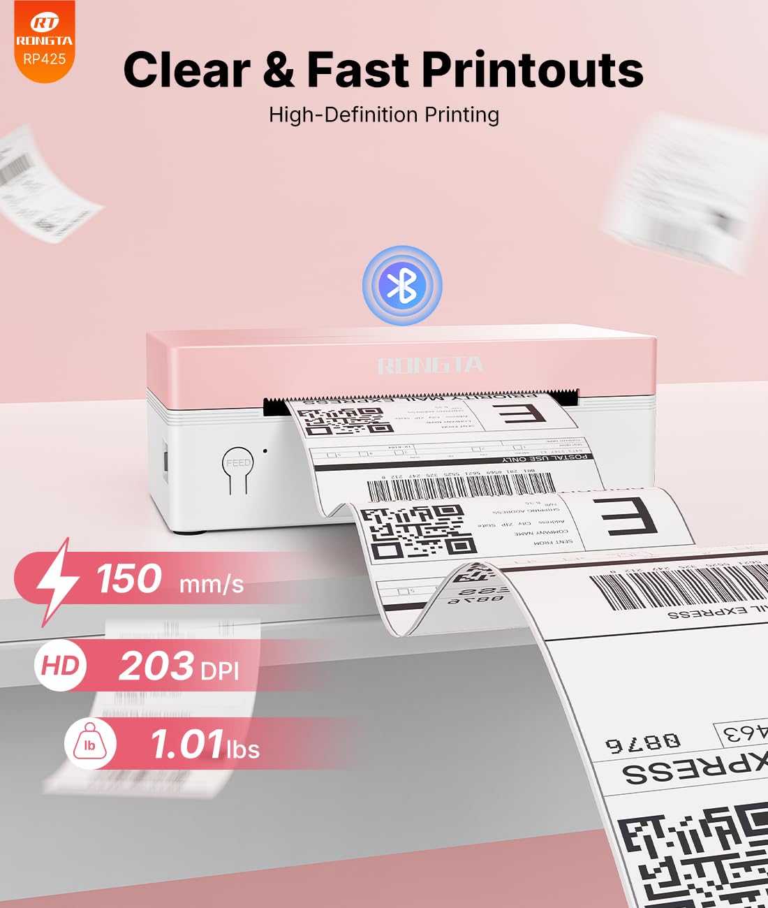 Bluetooth Thermal Label Printer K349003