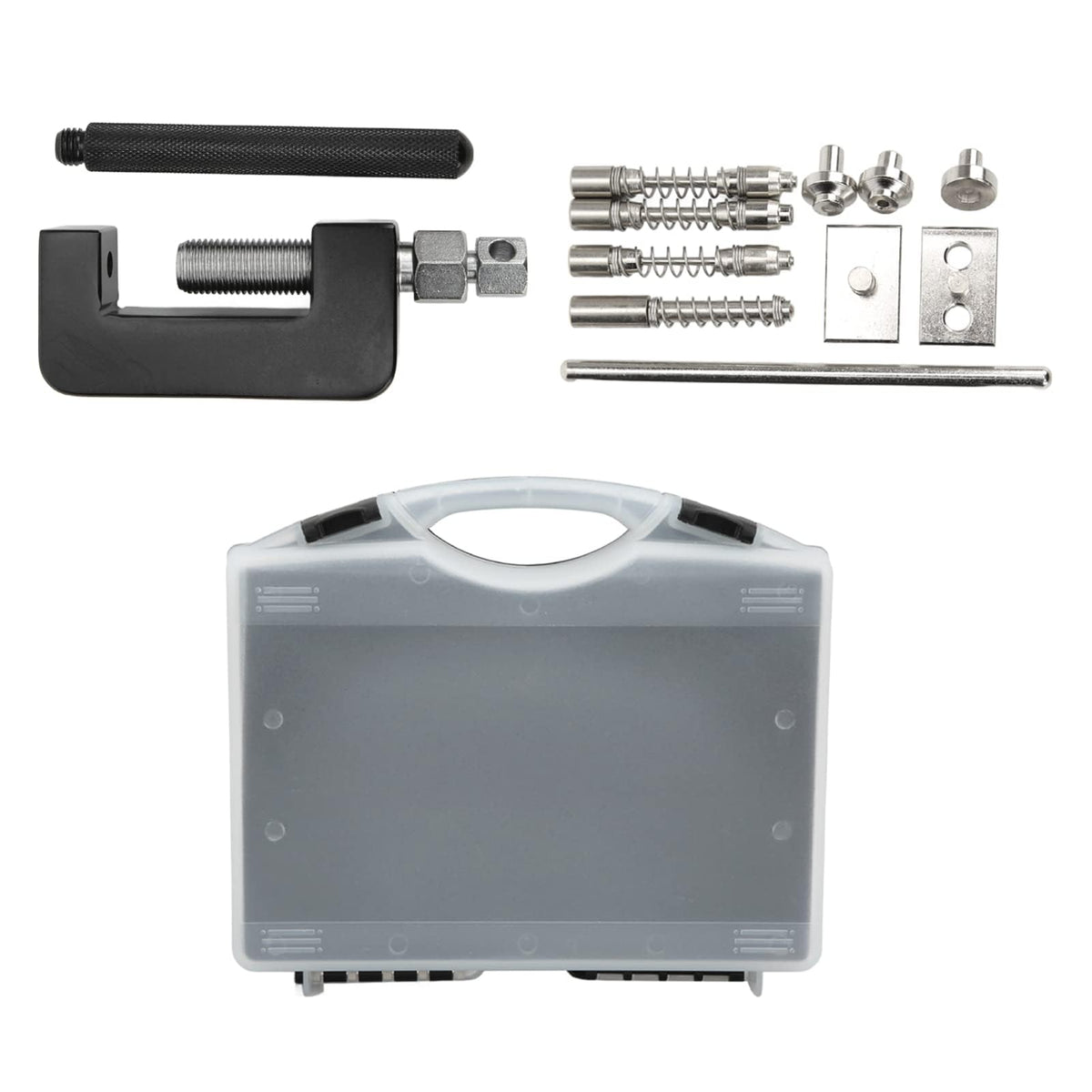 12 Pcs Motorcycle Chain Breaker Riveting Tool Set with Storage Box H5904
