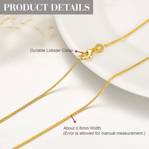 14k Yellow Gold Cuban Link Curb Chain Necklace I394699