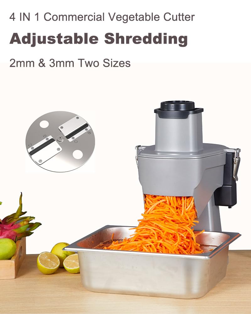 4 in 1 200W Electric Vegetable Chopper Slicer Dicer Shredder U85931