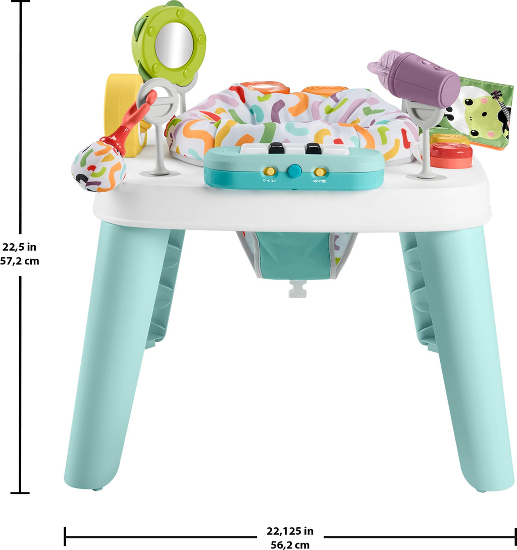 3-in-1 Activity Center & Play Table with Music Lights J9324