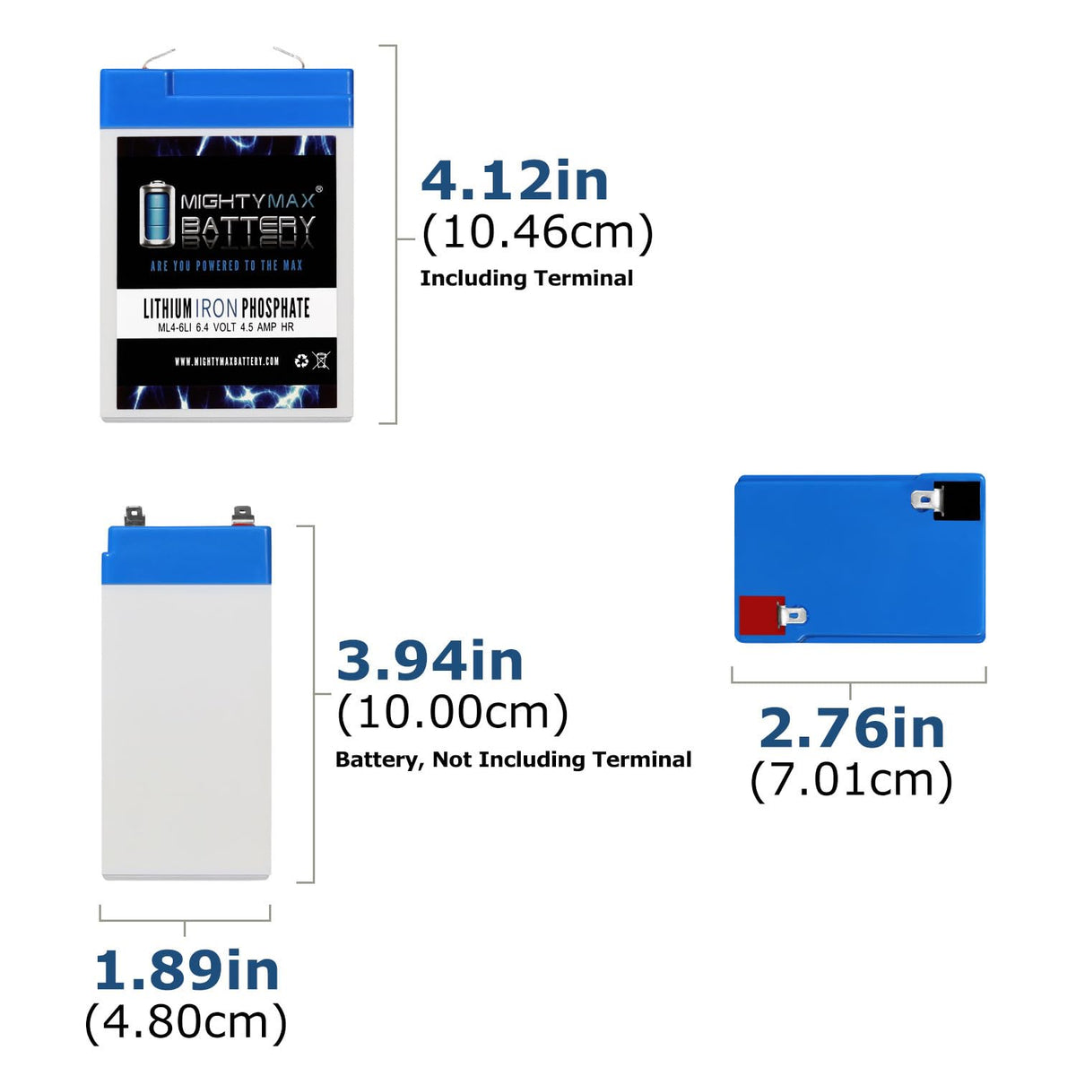6V 4.5AH Lithium Replacement Battery D790