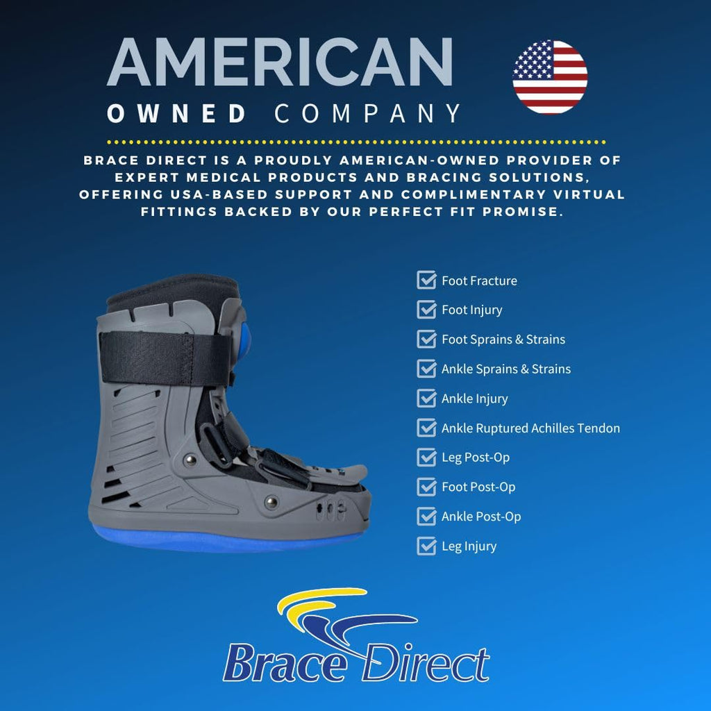 Lightweight Short Air Walking Boot with Toe Guard S937