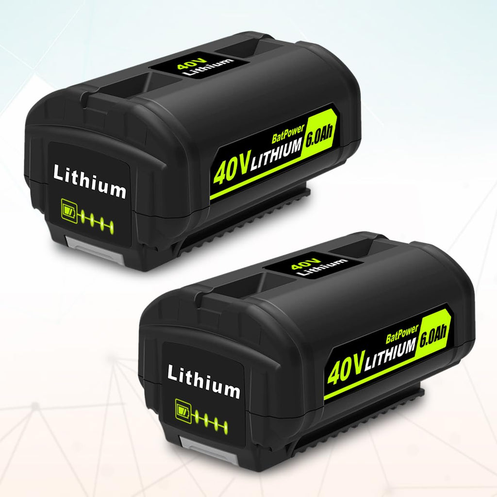 2-Pack 40V Lithium-Ion Battery and Charger Starter Kit L1721