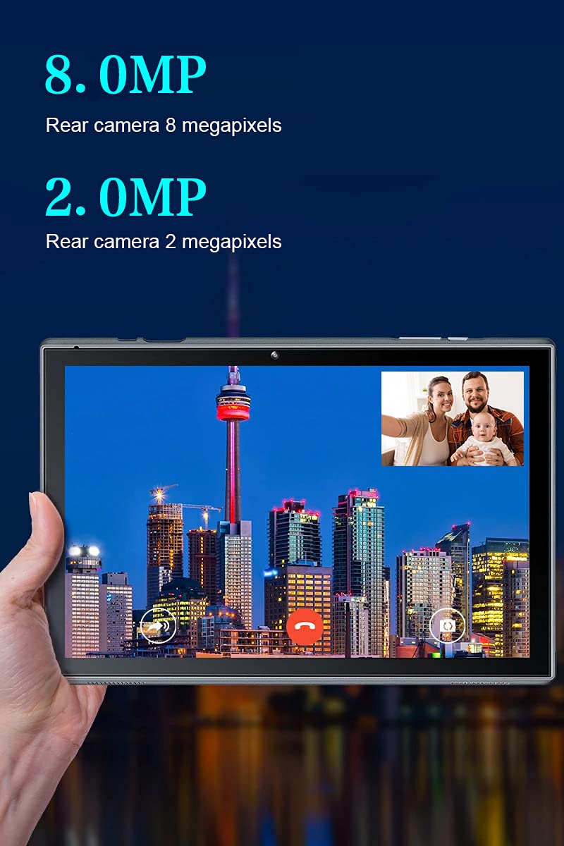 10 inch Android Tablet 8GB RAM 32GB ROM Gray Z1926