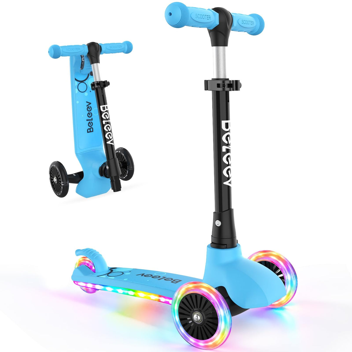 Light Up Deck & Wheels Scooter R898