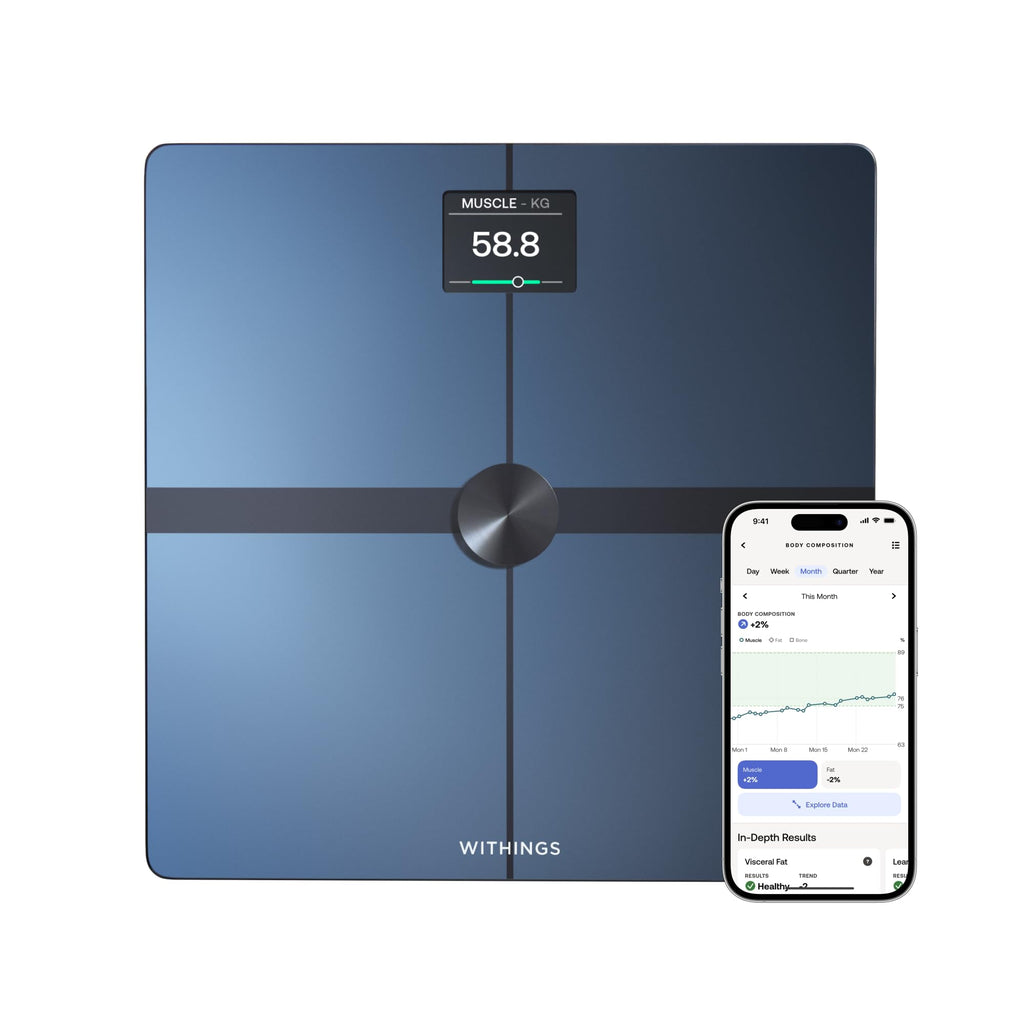 Black Smart Body Composition Wi-Fi Bluetooth Scale L947