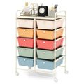 10 Drawer Rolling Storage Cart D482652