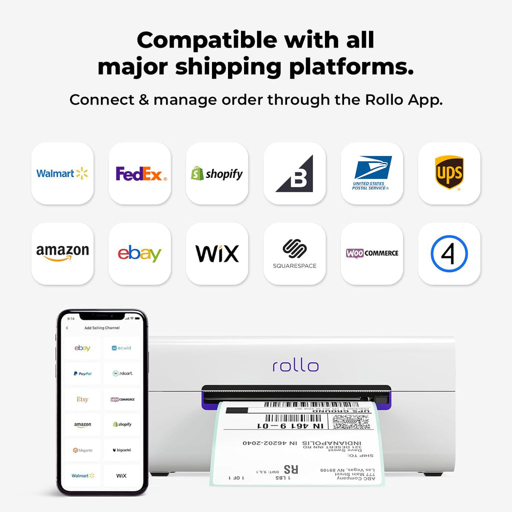 Wireless Wi-Fi 4x6 Thermal Label Printer X936