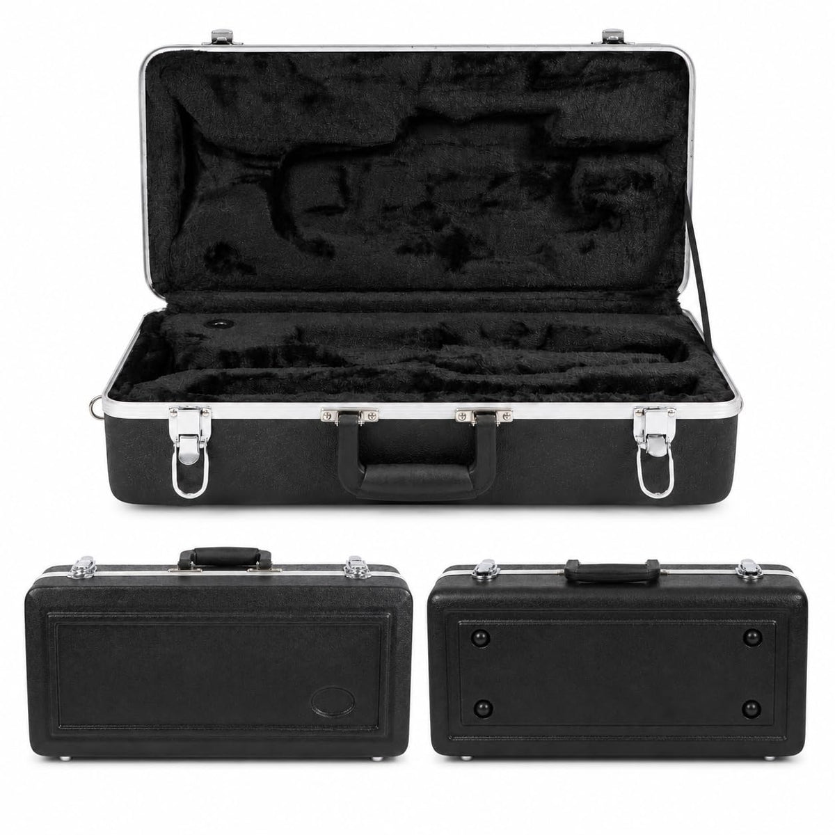 Lightweight ABS Hard Case for Bb Trumpet, Black Y85588