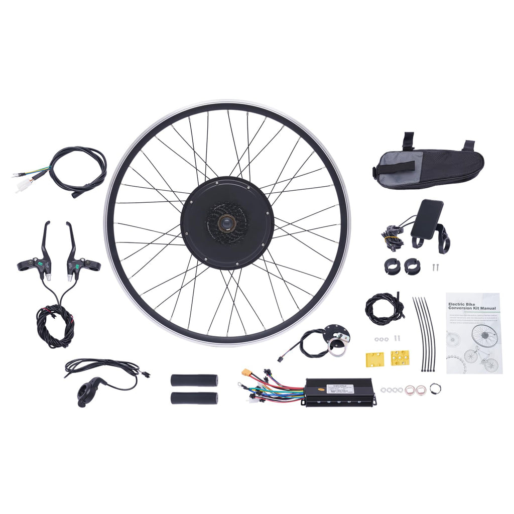 1000W 48V Rear Electric Bike Conversion Kit with LCD Display R961