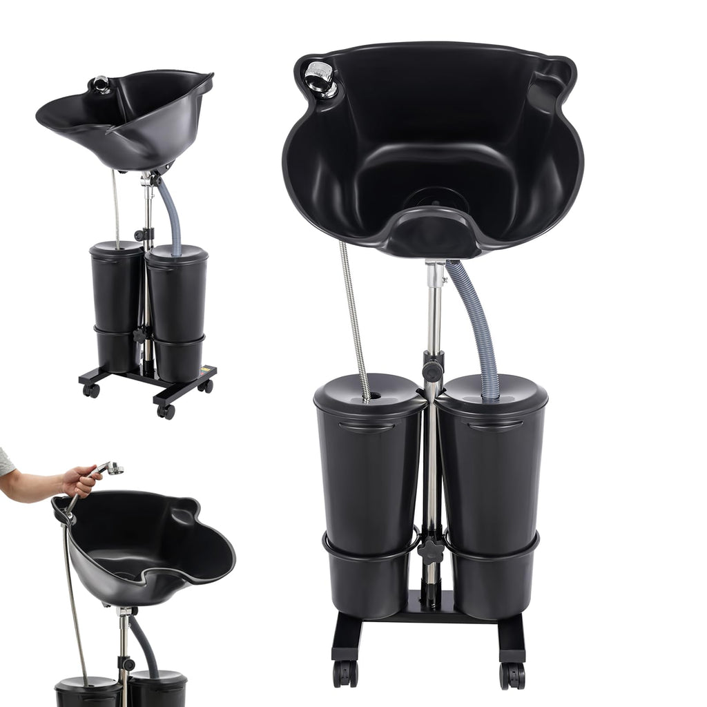 Portable Shampoo Bowl with Electric Pump B563