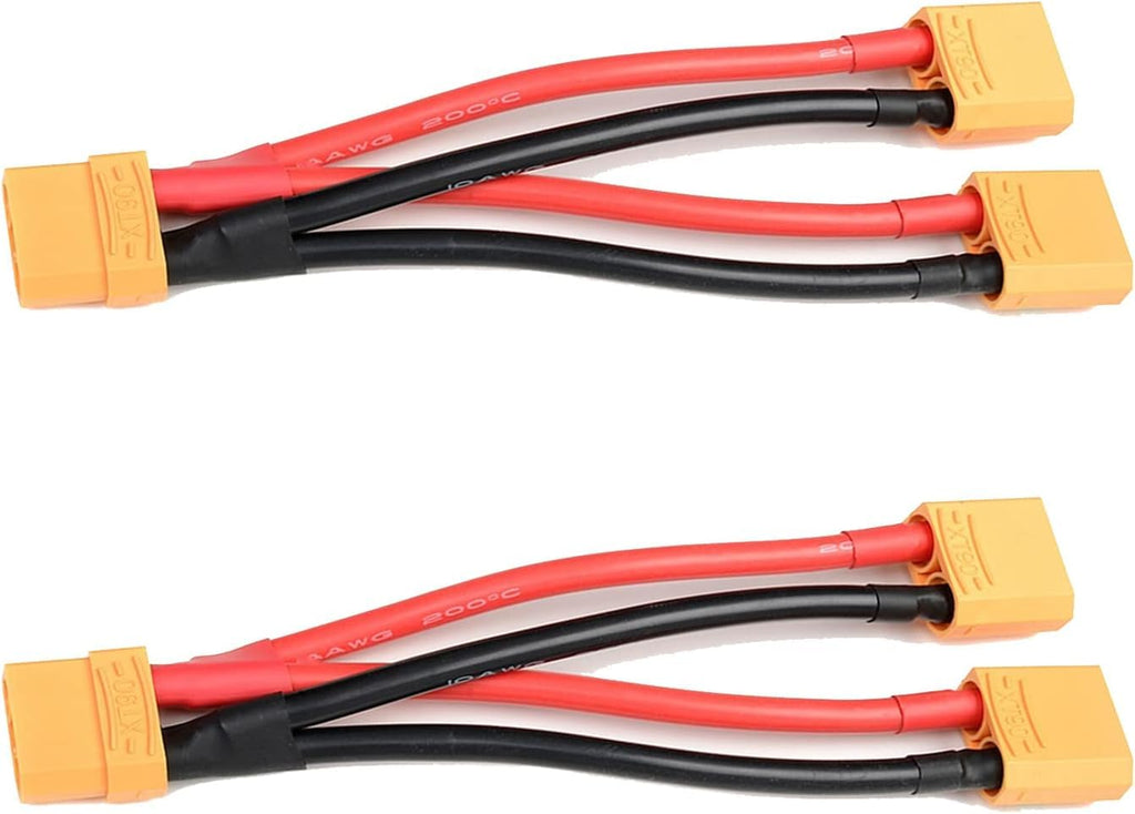 2-Pack XT90 Parallel Battery Connector Cable 12AWG D35103