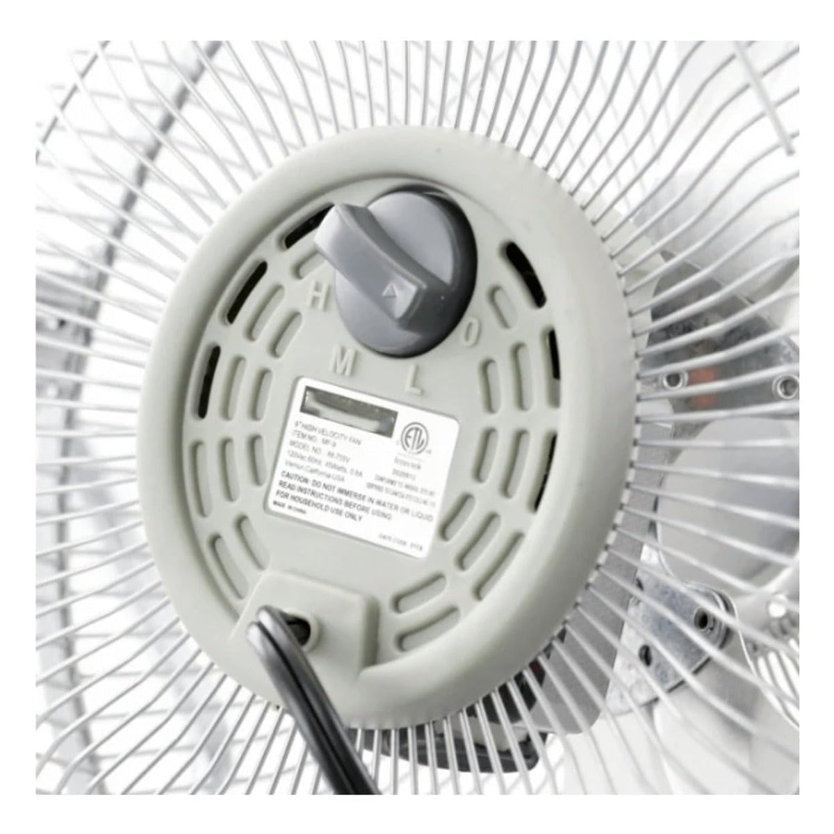 9-Inch High Velocity All Metal Desk Fan C980