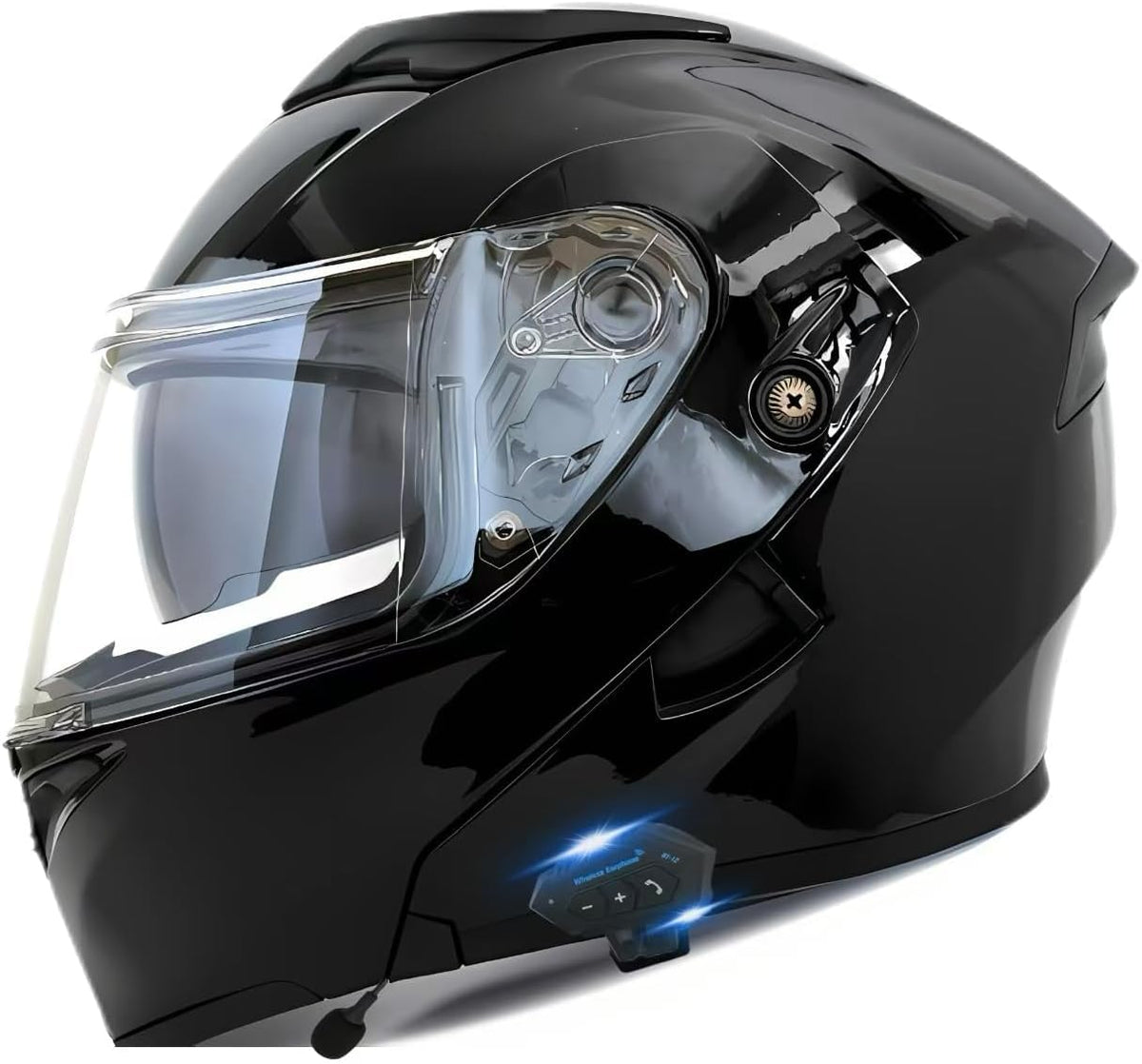 Bluetooth Modular Motorcycle Helmet DOT Approved Dual Visor N259