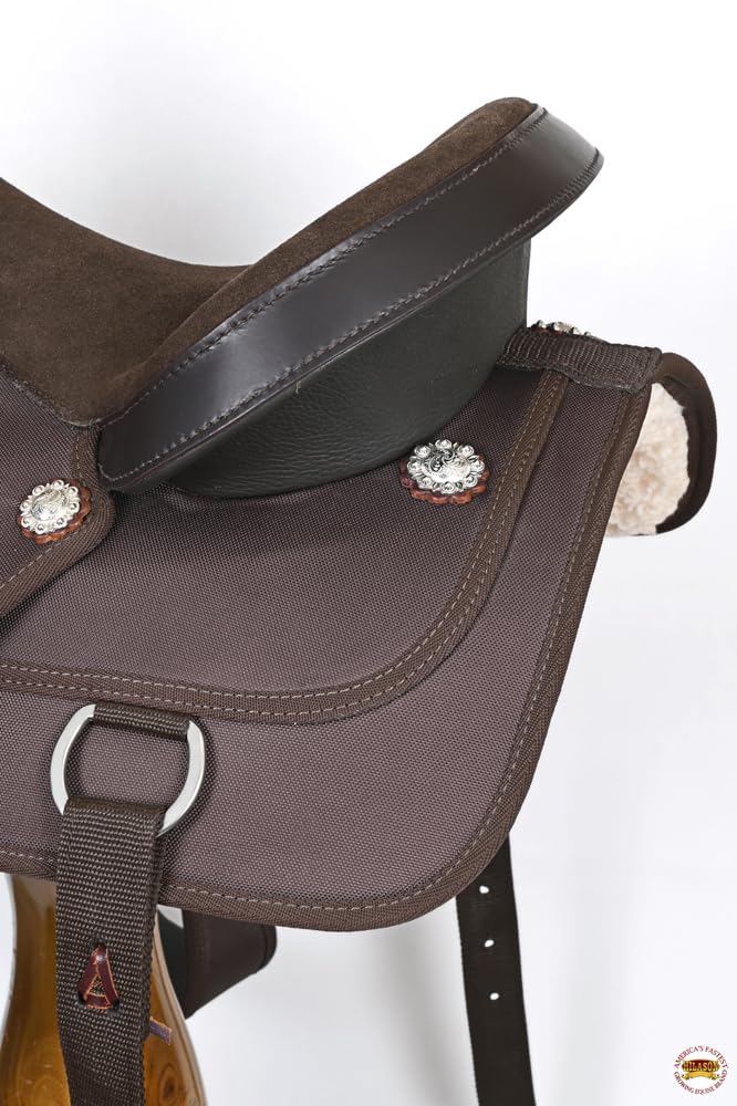 Brown Leather Western Horse Saddle K45444