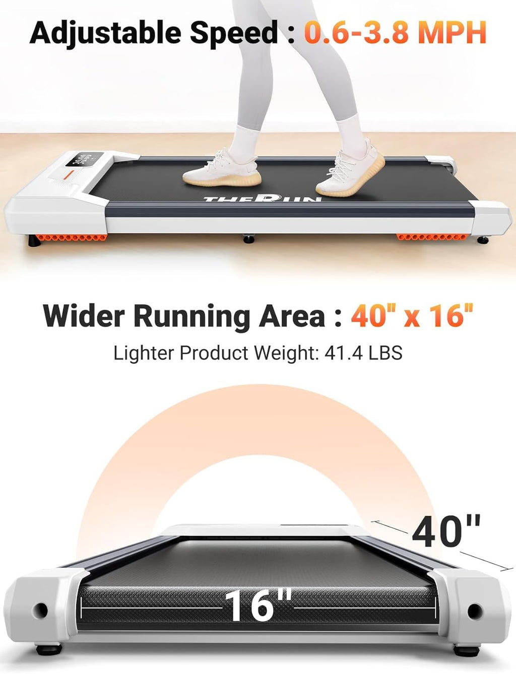 Portable Walking Pad Treadmill B9924