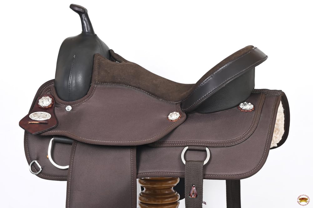 Brown Leather Western Horse Saddle K45444