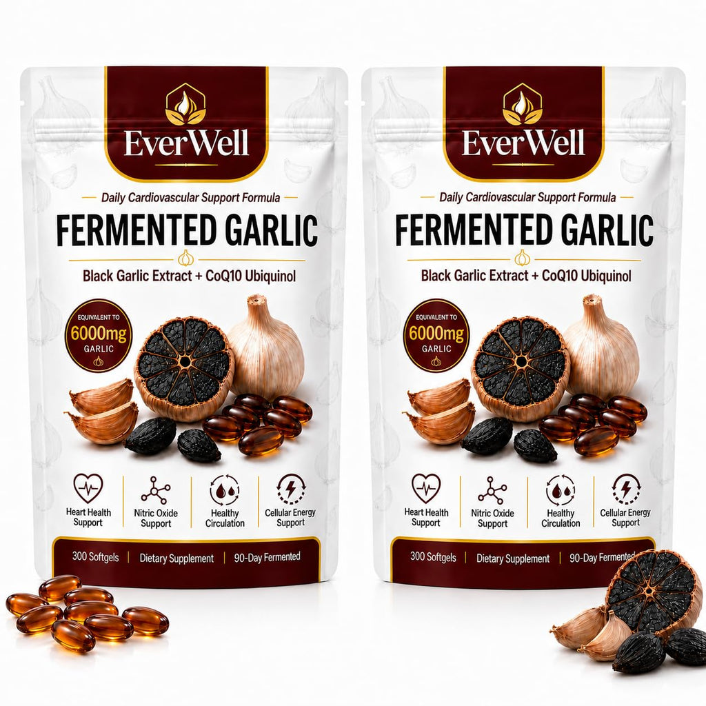 Black Garlic CoQ10 Softgels, 300 Softgels C93061
