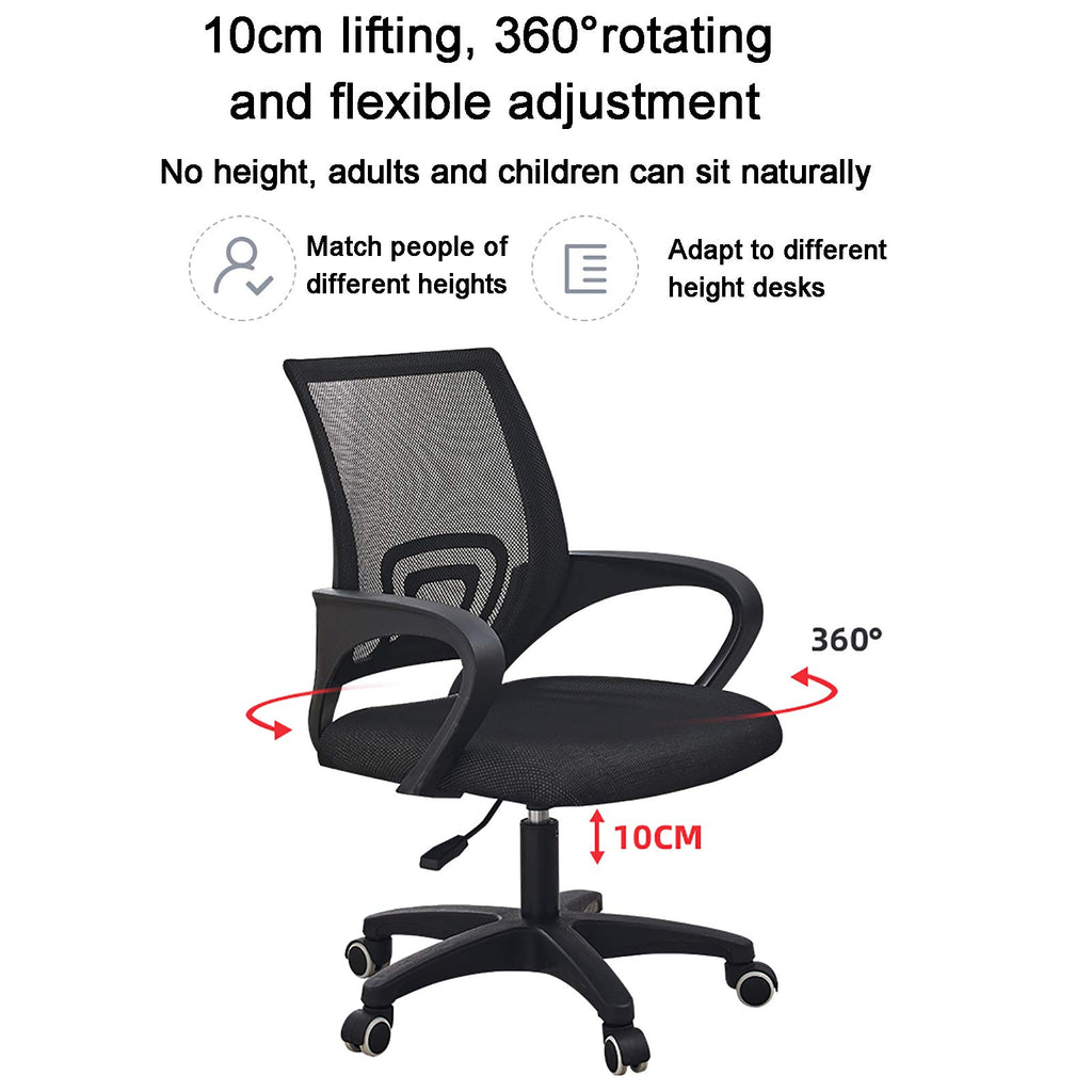 Orange Mesh Ergonomic Office Chair with Lumbar Support H3779