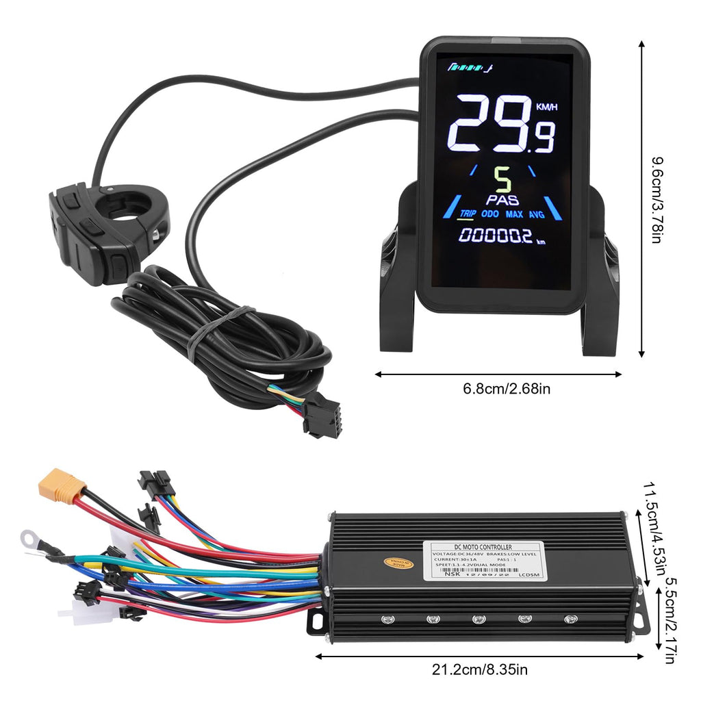 1000W Rear Hub Motor Electric Bike Conversion Kit with LCD Display T22446