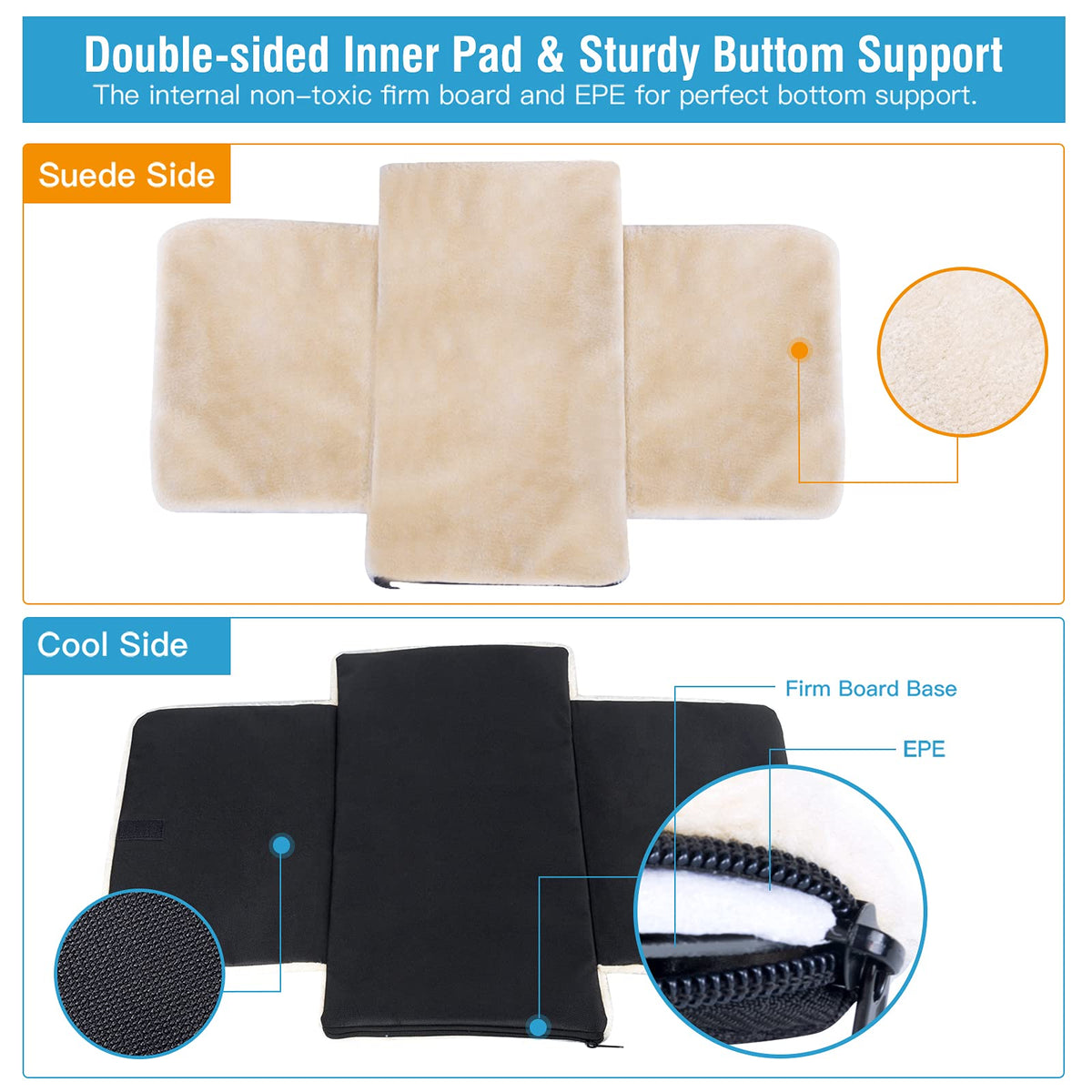 Airline Approved Expandable Soft Sided Pet Carrier with Fleece Pad Y132439