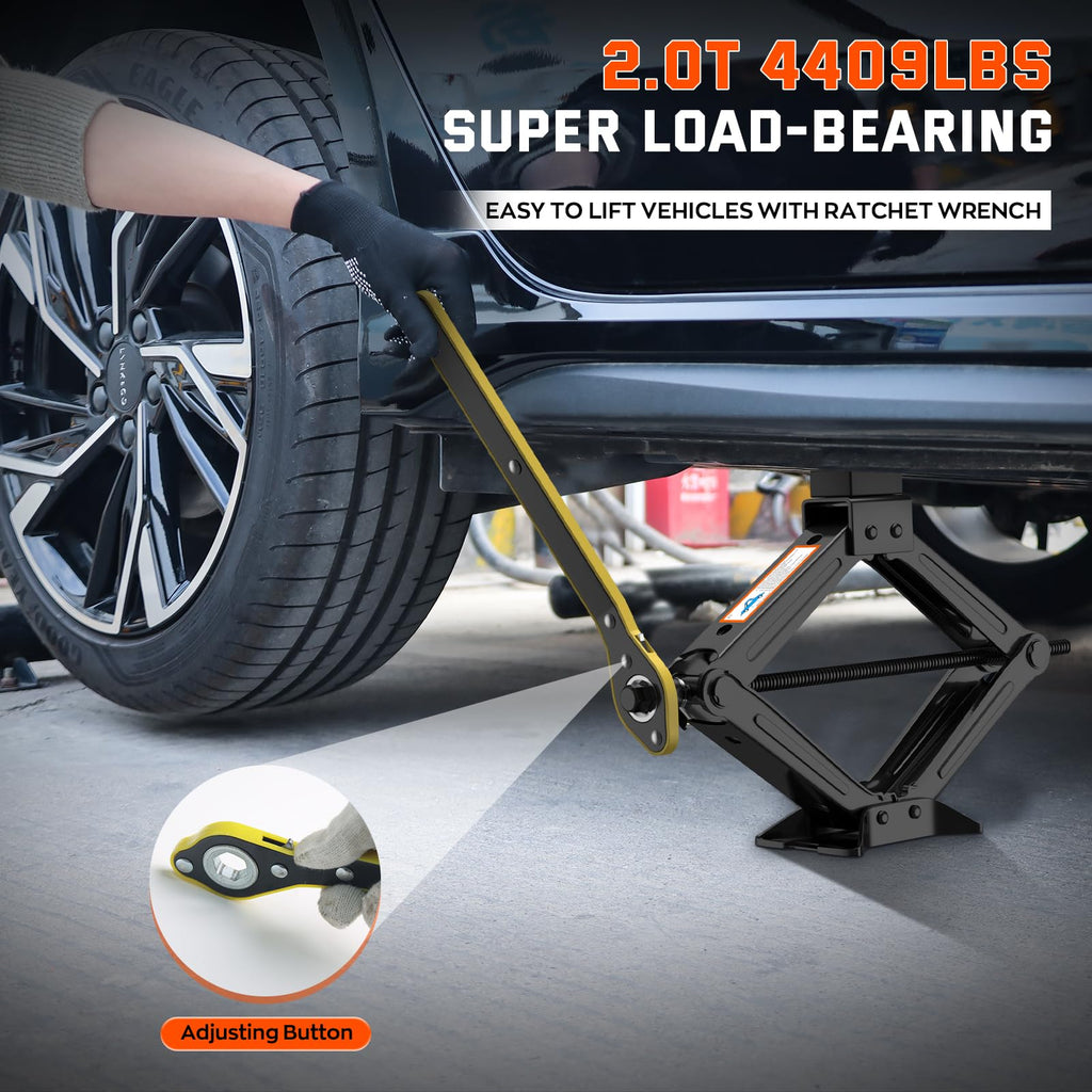 2 Ton Scissor Jack Kit with Lug Wrench X863677
