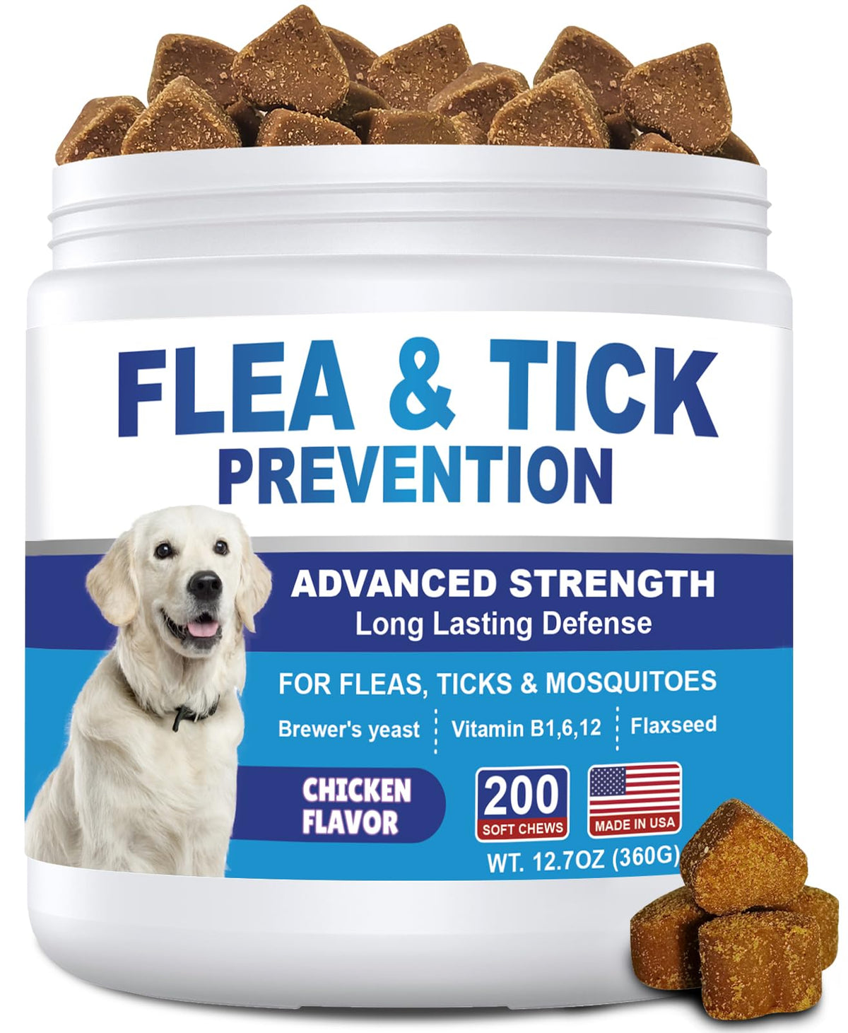 Flea and Tick Chewables 200Ct I684
