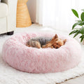 Pink Round Calming Dog Bed I960