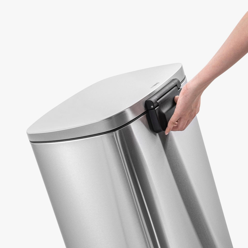 50L Stainless Steel Step-On Kitchen Trash Can Q79681