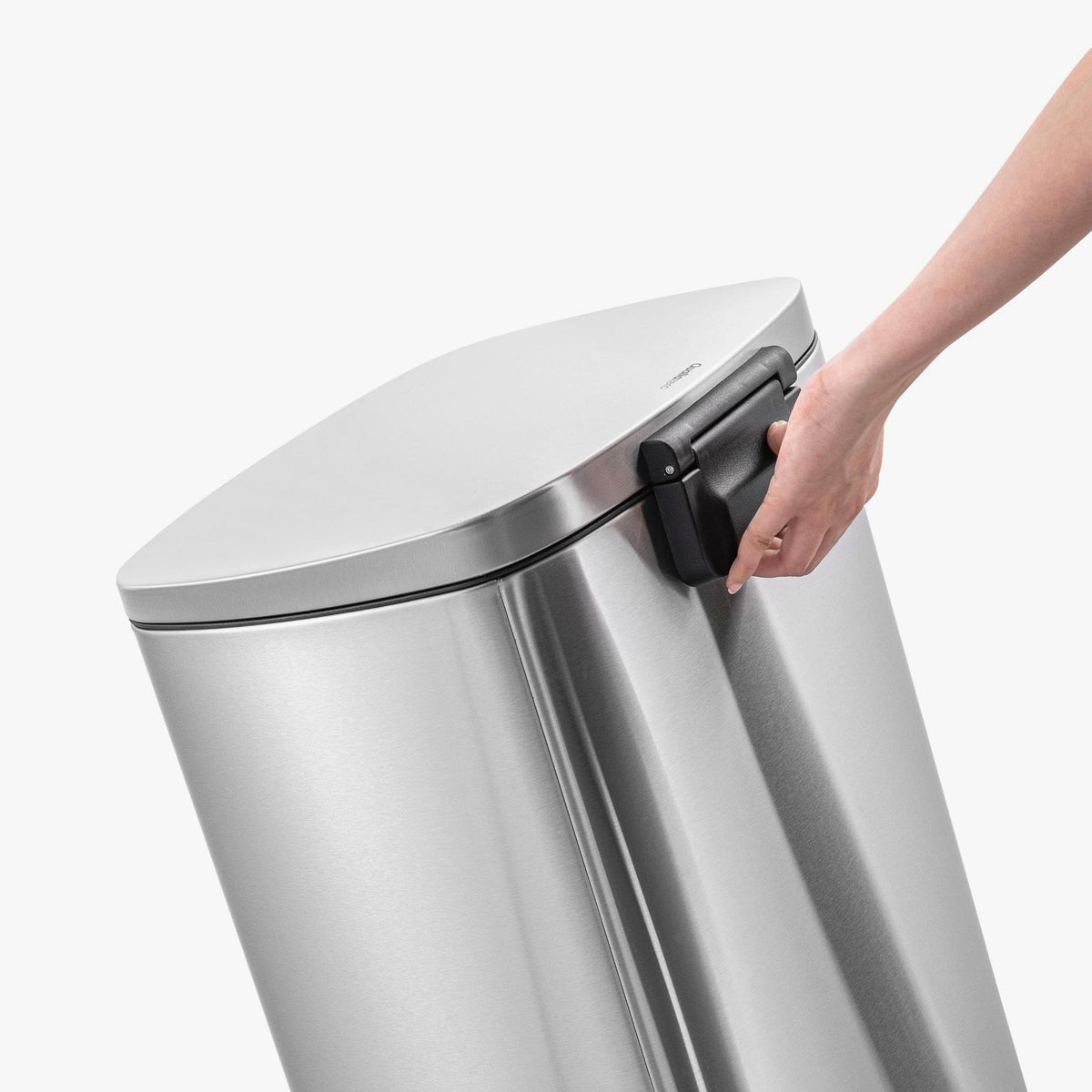 50L Stainless Steel Step-On Kitchen Trash Can Q79681