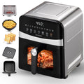 Stainless Steel Ceramic Coated 6QT Air Fryer E2686