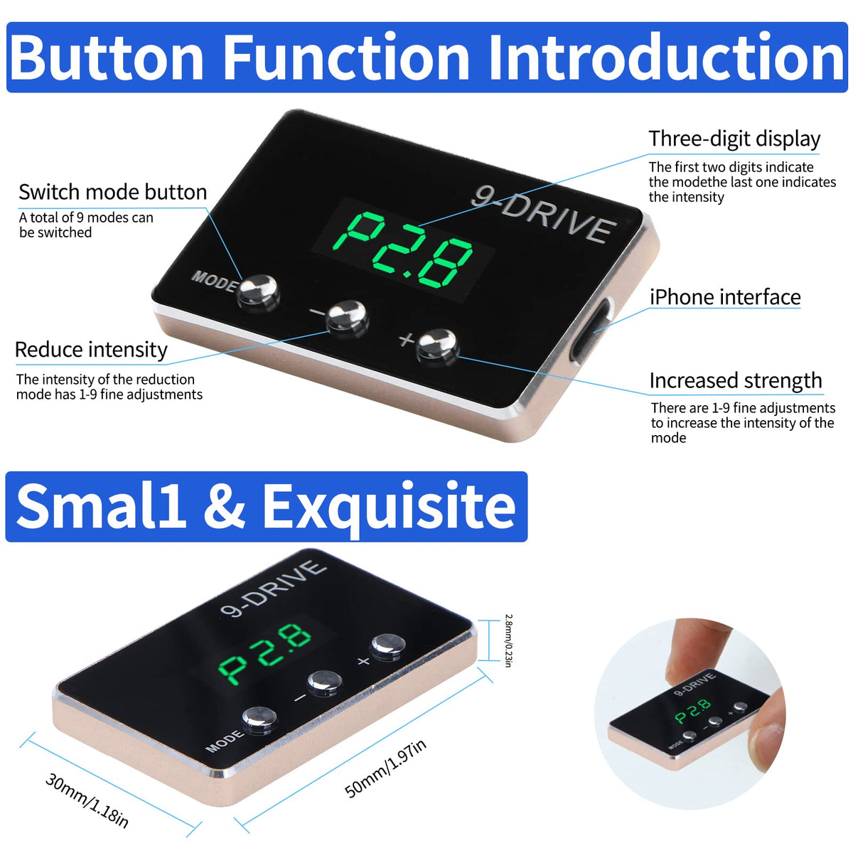 9 Drive 9-Mode Electronic Throttle Response Controller V294