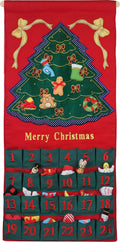 Christmas Advent Calendar with 24 Cloth Ornaments S221