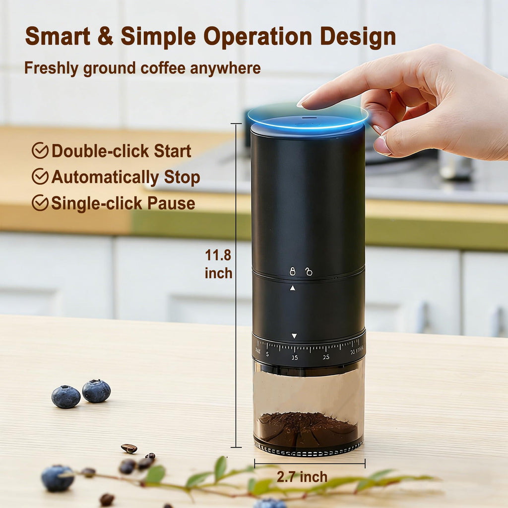 Portable Electric Coffee Burr Grinder K296914