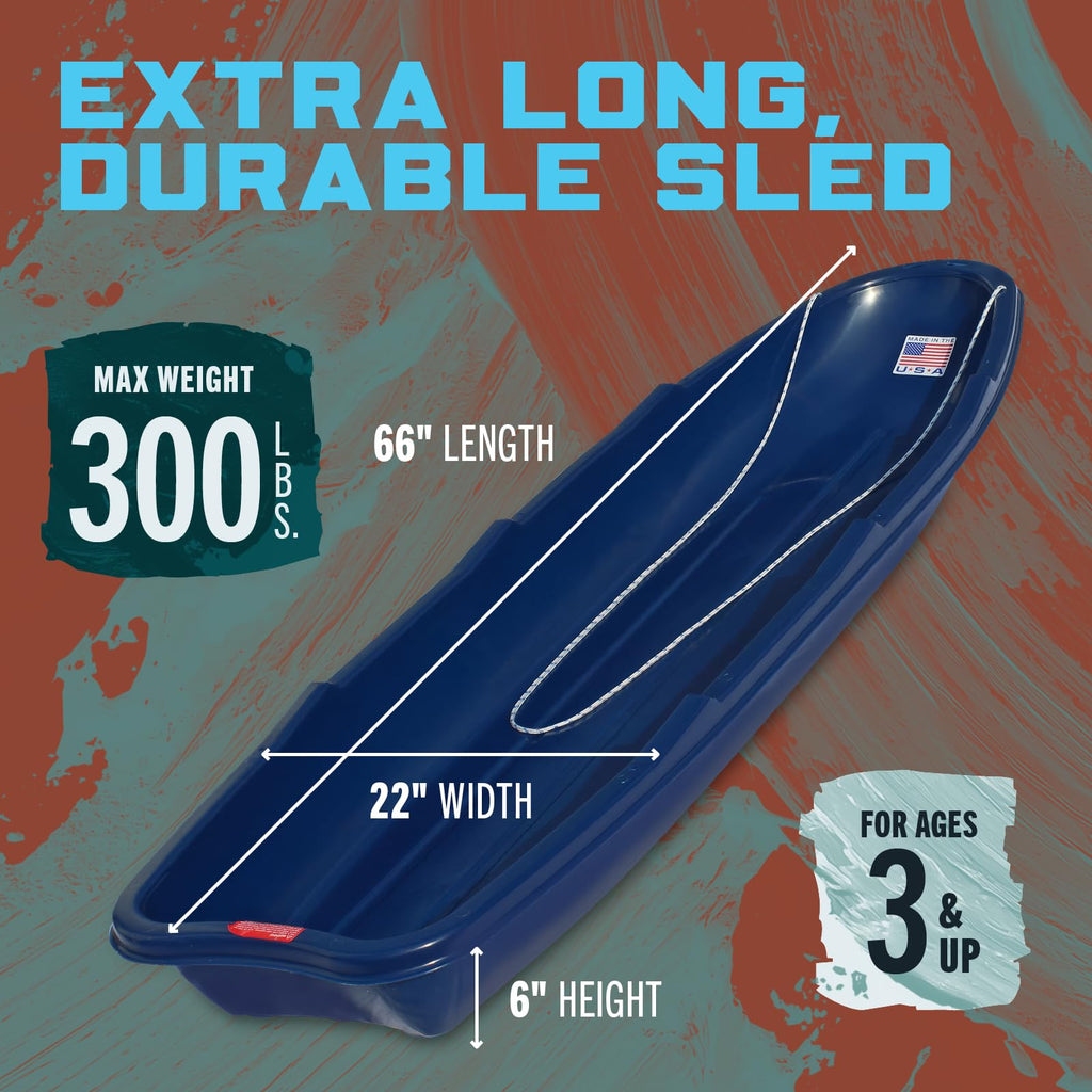 5.5 Ft 3-Person Heavy-Duty Snow Sled I50190
